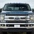 Ipick Image Super-duty Front Grill 1 32 Inch White Letter Insert No-decal Ford F-250 F-350 F-450 2017 To 2019