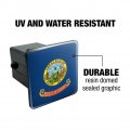 Idaho State Flag Tow Trailer Hitch Cover Plug Insert