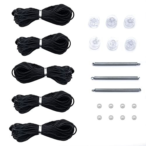 Recpro Rv Pleated Shade Repair Kit Black Window Restringing