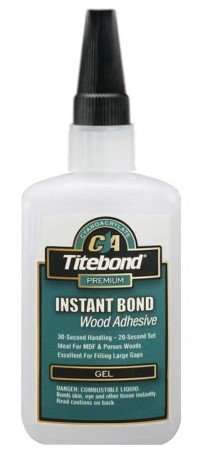 Titebond Instant Bond Wood Adhesive Gel 4 Oz