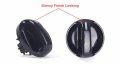 Set Of 3 Ac Heater Blower Fan Control Knob Replacement For 2000-2006 Toyota Tundra Air Conditioner Replace 55905-0c010