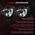 2pcs Front And Rear Right Side Door Lock Actuator For Lexus Es300 Es330 Gx470 Rx330 Rx350 Rx400h Toyota 4runner Camry Corolla