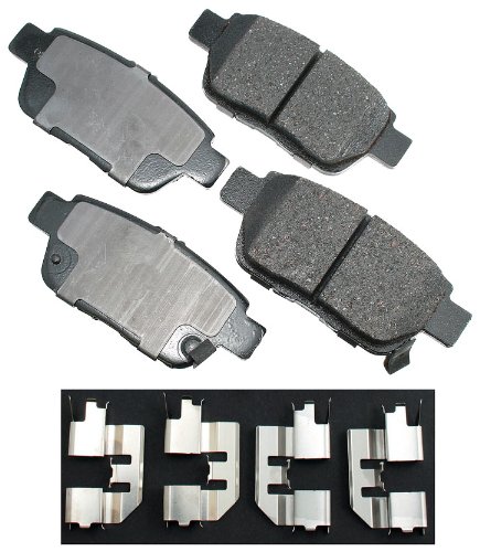 Act1103 Ceramic Rear Brake Pad Set For Passenger Cars Grey