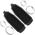 2-piece Rack And Pinion Tie Rod Boots For 2005-2008 Chevrolet Cobalt Front Steering Boot