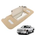 Beige Sun Visor Passenger Side Rh Lighted Mirror Replacement For Silverado Sierra Tahoe Yukon 2007-2014 22850310 