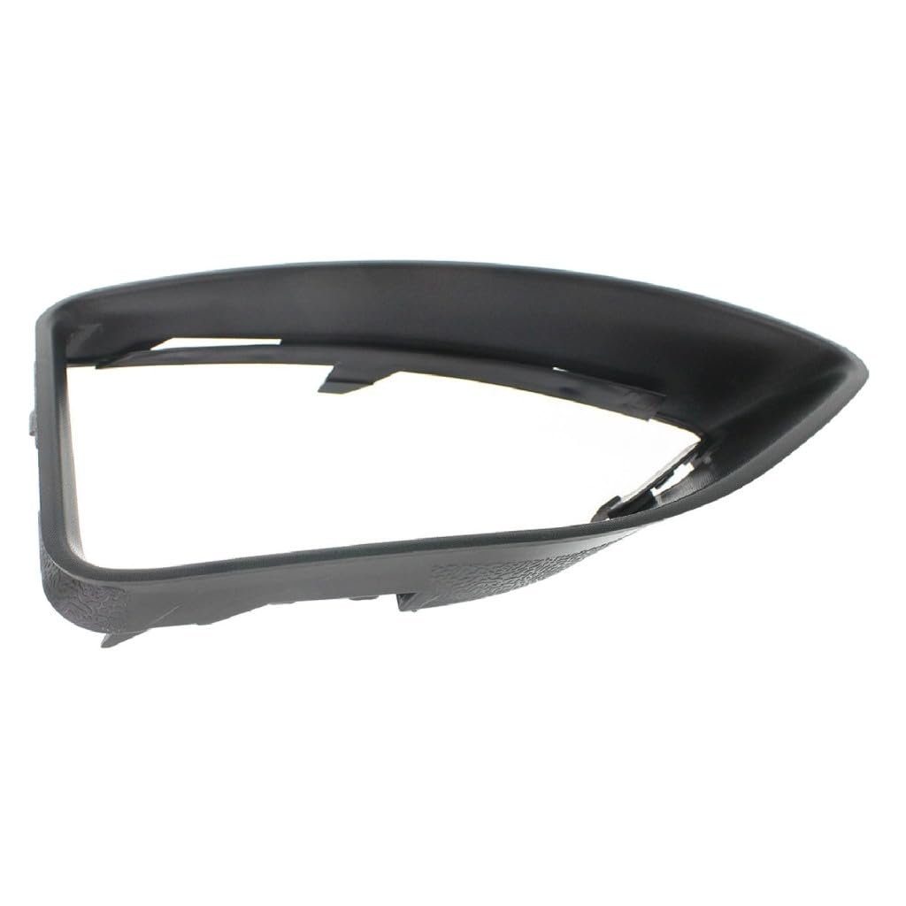 Front Passenger Side Bumper Insert Ford Fusion 2010 2011 2012 Replacement For Fo1039121 Ae5z17e810ea Black Plastic Standard