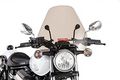 S-06-chr-t Motorcycle Windshield Smoke Color Fits 7 8 In Or 1 Aluminum Chrome Finish Height X 8 Width 