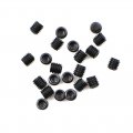 Cup Point Grub Screws 100 Pieces 4-40 X 1 8 In Internal Hex Drive Flat Set Carbon Steel Black Oxide Machine 