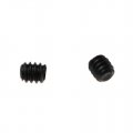 Cup Point Grub Screws 100 Pieces 4-40 X 1 8 In Internal Hex Drive Flat Set Carbon Steel Black Oxide Machine