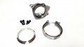 Stainless Downpipe Flange 3 0 In Outlet V Band Kit Fits Holset Hx25 Hx27 He221w Wg Billet 304l Steel 