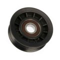 Serpentine Belt Idler Pulley For Cadillac Escalade Esv Ext 2005 2006 Polyamide Black 6 Groove 17mm Inside Diameter Replaces 