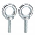 Uxcell Lifting Eye Bolt M12 X 50mm Male Thread C15 Carbon Steel For Hanging Pack Of 2