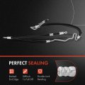 A-premium Power Steering Hose Pressure Line Assembly Compatible With Bmw 535i 2008-2009 L6 3 0l Pump To Gear Rack Pinion