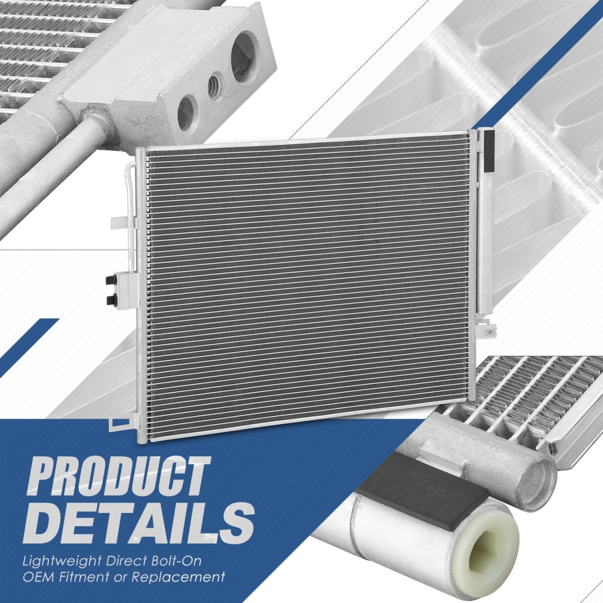 Auto Dynasty Air Conditioning A C Condenser For 2015-2020 Dodge Durango 3 6l 5 7l Aluminum Ac Replacement Dpi 30044 Ch3030264