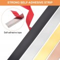 Uxcell Wall Trim Molding Stainless Steel Peel And Stick Mirror-like Finish For Ceiling Mirror Frame 16 4ft X 0 4ini Silver