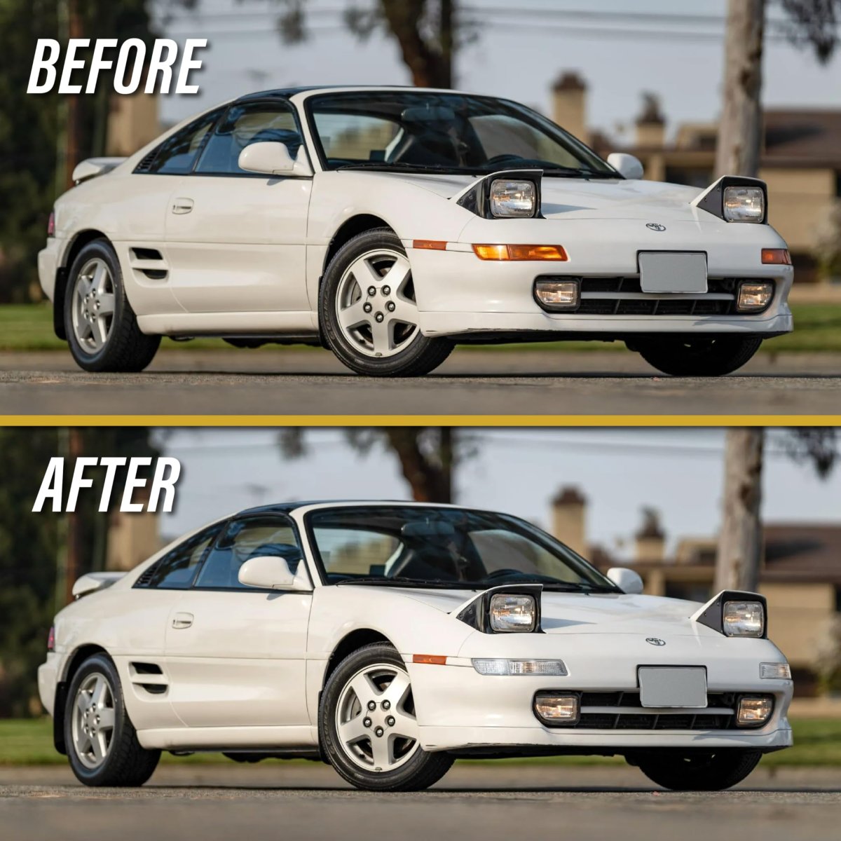 Usr 91-95 Mr-2 Turn Signal Light A 4 Pieces Front Bumper Signals Lamps Left Right For 1991-1995 Toyota Mr2 Sw20 All Models Us