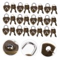 Veemoon 300pcs Lock Lovers Mini Iron Tin Box