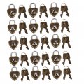Veemoon 300pcs Lock Lovers Mini Iron Tin Box