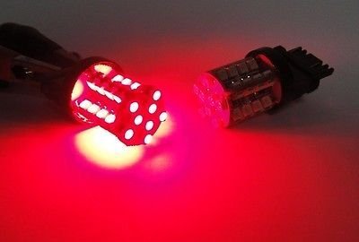 Ledin 2 Pcs Of 1157 40 Smd Led Brake Light Bay15d 2357 7528 Red