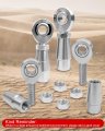 Augrex 1 2 Heim Joints Rod End Kit Chromoly Hard Chrome Plating Left And Right Hand Thread Joint 5 Panhard Set