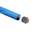 20 Pcs Pvc Pipe Male Thread Plug G1 Threaded Npts End Cap Plug Adapter For Plumbing Water Line Grey