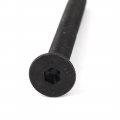 Uxcella M6 X 60mm Full Threaded Hex Socket Countersunk Screws Fasteners 10pcs