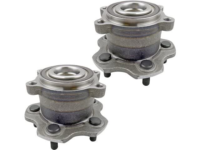 Rear Wheel Bearing Hub Assembly Set Of 2 For 2007 2018 Nissan Altima Fits 2016 With 4 Abs Brakes And 2017 Models