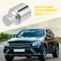 1 Set 308 Wheel Lock Lug Nut Anti Theft Screw Removal Socket Key For Mercedes Benz With Protector