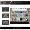 Abn Brake Caliper Wheel Cylinder Bleeder Screw 90-piece Assortment Standard Sae Metric Bleeding Screws Bleed Kit
