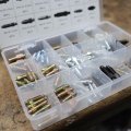 Abn Brake Caliper Wheel Cylinder Bleeder Screw 90-piece Assortment Standard Sae Metric Bleeding Screws Bleed Kit