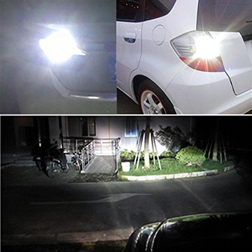 Canbus Error Free 921 912 906 T15 Led Bulbs 800 Lumens 6000k Xenon White 15 Smd For Back Up Reverse Light Set Of 2