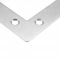 Uxcell Flat Plate L Shape 60mmx60mm Stainless Steel 304 Angle Corner Brace Repair Brackets Pack Of 10