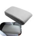 Secosautoparts Leather Armrest Center Console Lid Cover Fit For Honda Civic 06-11 Gray