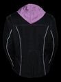 Nexgen Women S Doulon 1300 Nylon Twill Fleece Jacket Black Purple Small