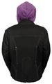 Nexgen Women S Doulon 1300 Nylon Twill Fleece Jacket Black Purple Small