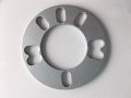 1x Universal 4hole 3mm Wheel Spacer Adapter Aluminum Fit 4 Lug 4x98 4x100 4x108 4x114 3 Car Styling 