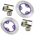 Caltric 2 Front Brake Disc Rotor With Pad Compatible Honda Trx300ex Sportrax 300 1993 1994 1995-2009