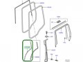 Genuine Land Rover Door Weatherstrip Retainer Clip Lr031395 Rear Range 03-12 Rh