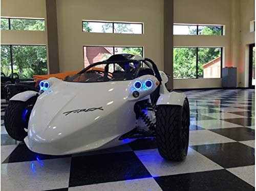 Blinglights Compatible 6x Blue Led Addon Angel Eye Headlamp Headlight Halo Rings For Campagna T-rex