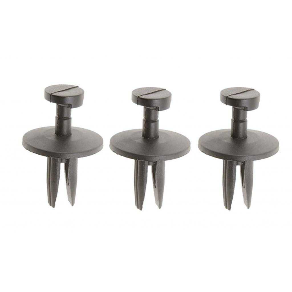 Push In Nylon Rivets For Saturn Sl Sl1 Sl2 1991 1996 3 Pieces 11 16 Head Diameter Replacement 14019206 16514113 Black
