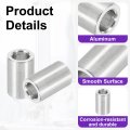 6pcs Aluminum Spacer 5 16 Od X 3 Id 1 2 Length Unthreaded Screw Standoff Bushing Plain Finish Round Metal For Screws Bolts And