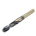 5 8 Drill Bit 1 2 Reduced 3-flat Shank 4241 High-speed Steel Bits Black And Gold Finish 118a Drill For Light-duty Machining 