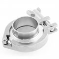 A15072100ux0579 316 Stainless Steel 45mm Tri-clamp Type Weld Pipe Clamp Ferrule Set Width Length 4 3 Chromium Alloy 