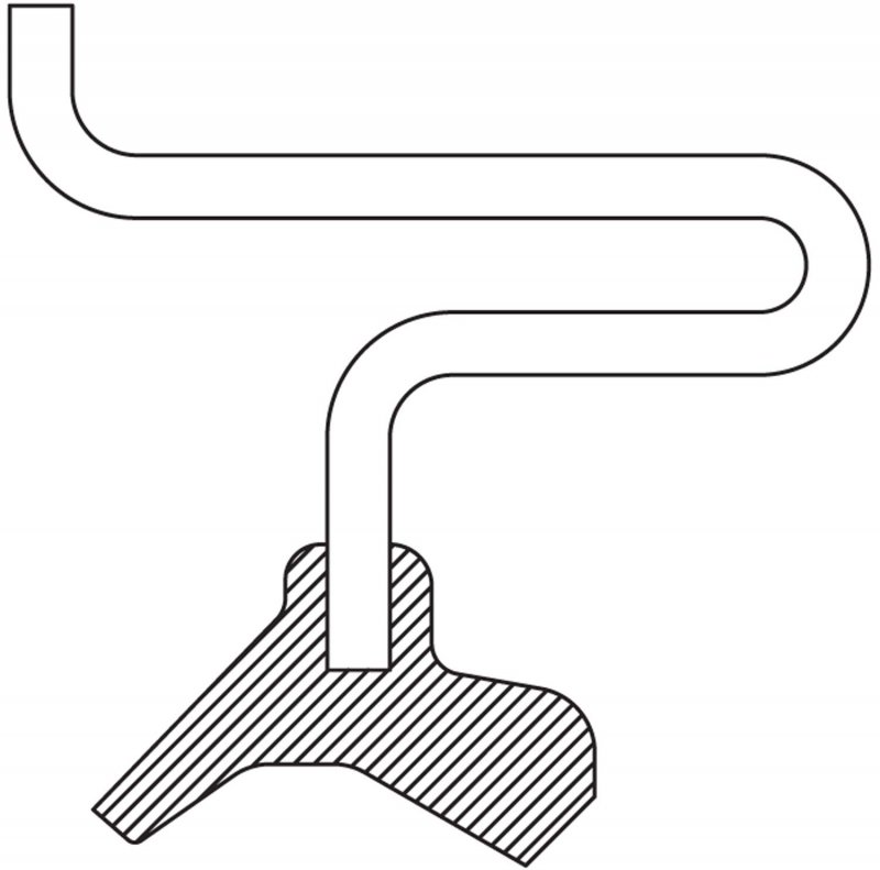 National 710455 Axle Spindle Seal