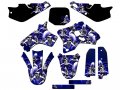 1993-2001 Yz 80 Jester Blue Senge Graphics Complete Kit For Yamaha 