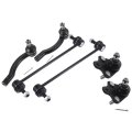 6pcs Front Suspension Kit Outer Tie Rod End Sway Bar Link Lower Ball Joint For Toyota Corolla 2003-2008 No K90309 Es80431 