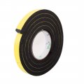 Uxcell Sealing Foam Tape 18mm Wide 10mm Thick 2m 6 56ft Long Self Adhesive Shockproof Sponge Weather Strip For Window Door