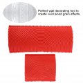 2pcs Set Wood Graining Painting Tool Rubber Grain Effect Brush Tools Diy Wall Decoration For