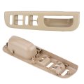 Keenso Front Left Master Window Switch Control Panel Kit- Interior Door Rear Right Grab Handle Beige
