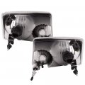 Headlights Assembly Pair For Ford Ranger 2001 To 2011 Halogen Clear Lens Front Driver And Passenger Side Part Number
